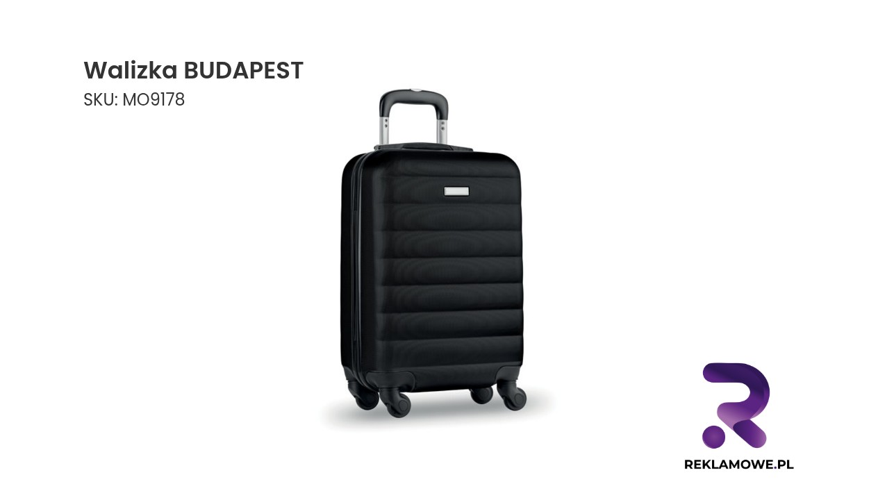 Walizka BUDAPEST Walizka BUDAPEST z wysokiej jakości materiałów