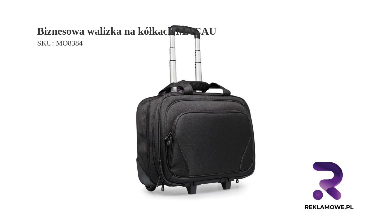 Biznesowa walizka na kółkach MACAU