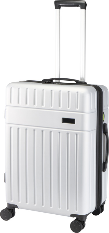 Walizka reklamowa rover rozszerzana walizka na kółkach z tworzyw sztucznych pochodzących z recyklingu na 24-calowego laptopa z certyfikatem grs o pojemności 70 l 13009781 Rover rozszerzana walizka na kółkach z tworzyw sztucznych pochodzących z recyklingu na 24-calowego laptopa z certyfikatem GRS o pojemności 70 l 13009781