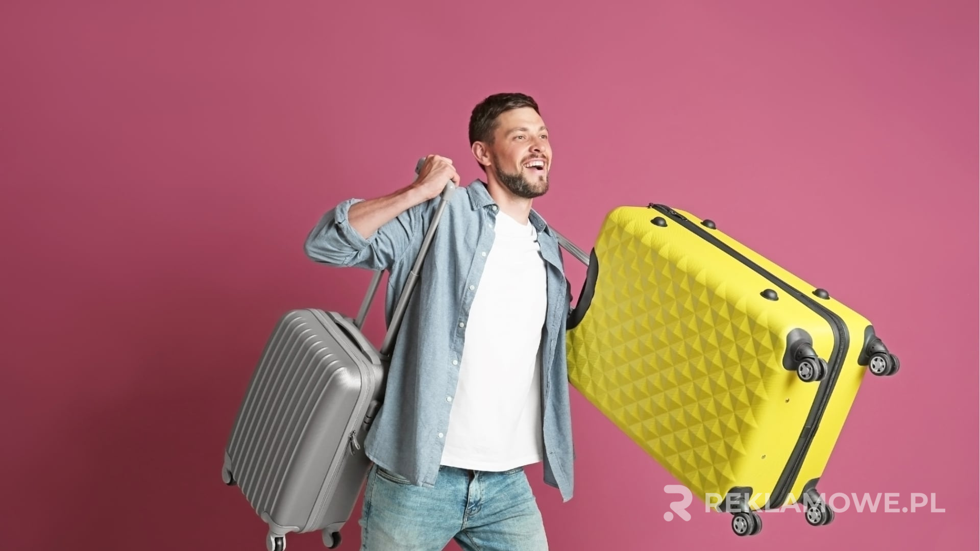 Walizka reklamowa w kontekście biznesowym